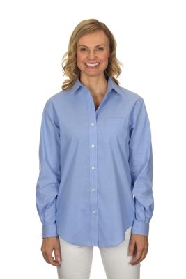 Image for Van Heusen Women's Long Sleeve Pinpoint Stretch Solid from PVH Corporate Outfitters
