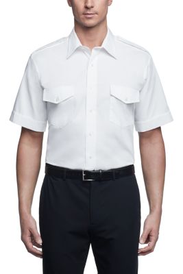 mens short sleeve pilot shirts